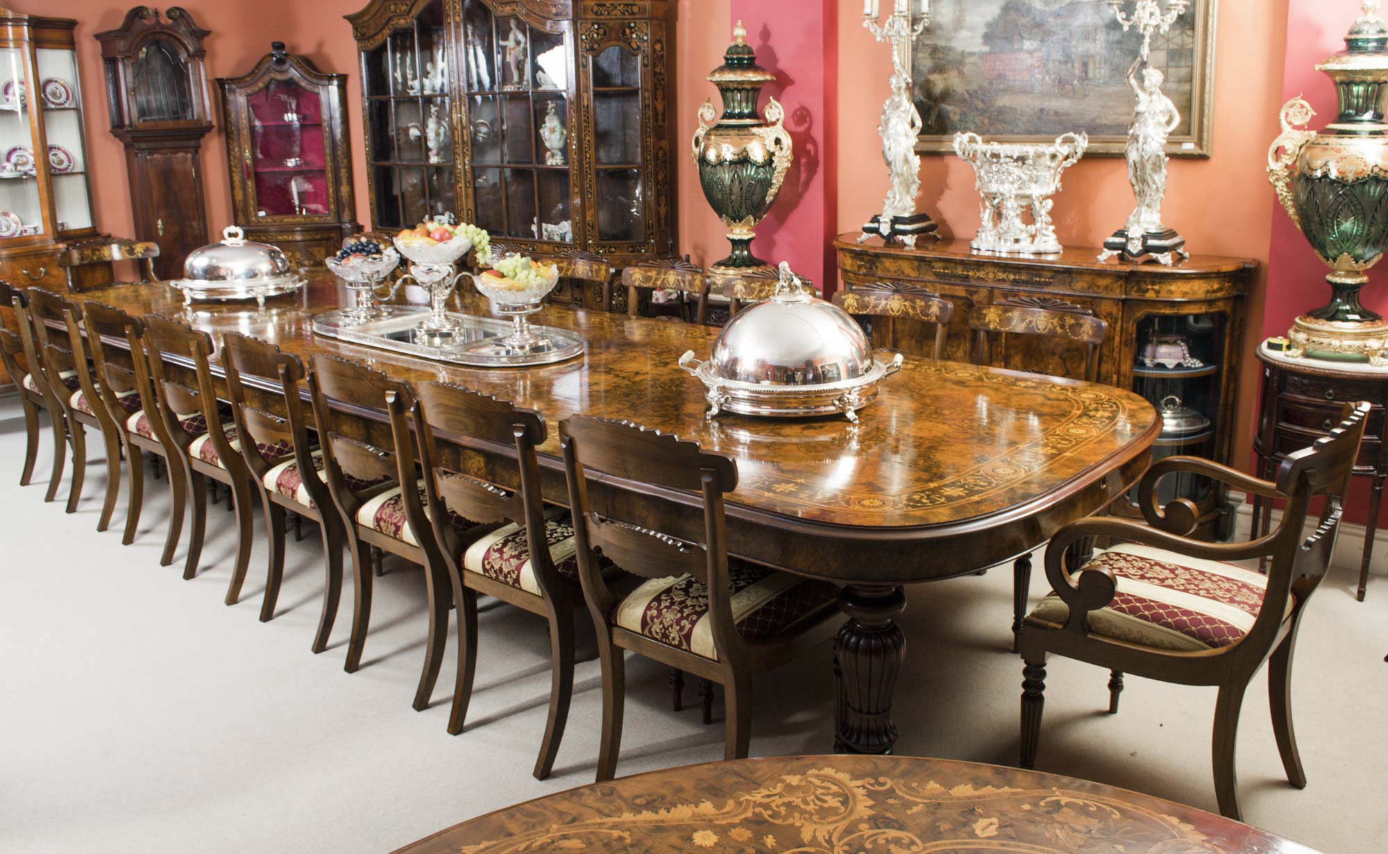 vintage looking dining room tables