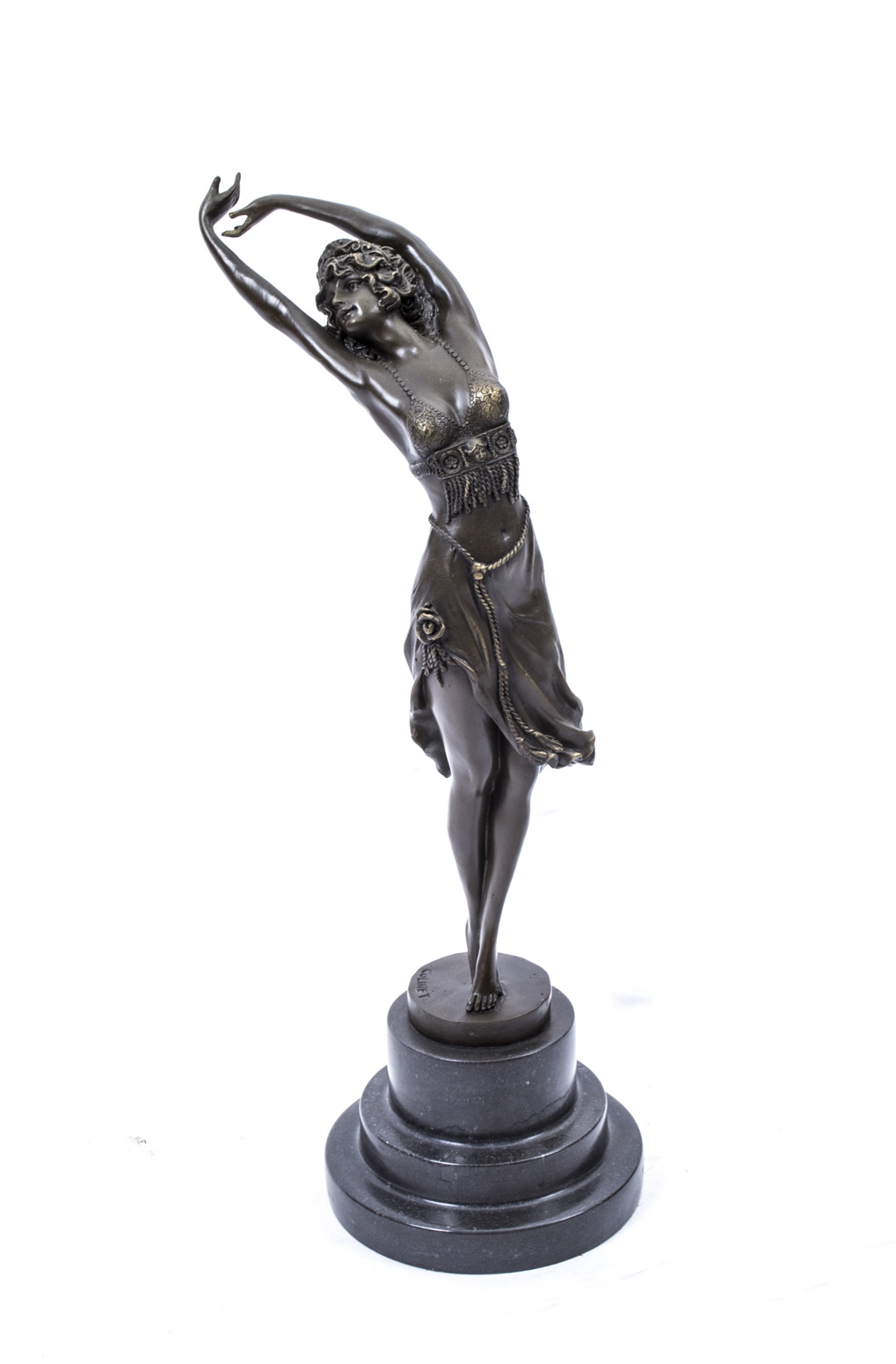 Regent Antiques - Bronzes - Seductive Exotic Female Dancer Bronze