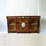00261-Stunning-Victorian-Breakfront-Marquetry-Sevres-Credenza