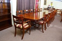 00745a-14-ft-Three-Pillar-mahogany-dining-table-and-14-chairs