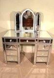 00914-Gorgeous-Art-Deco-Mirrored-Dressing-Table-with-Mirror