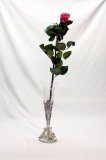 01334-Beautiful-Silver-Plate-&-Cut-Glass-Vase-Epergne