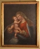 01722-Antique-Oil-Painting-Madonna-with-Child-C1700