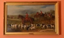 01736-Antique-Painting---The-Hunt---John-Ferneley-Junior