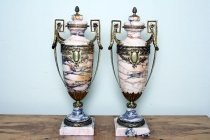 02433-Pair-of-Stunning-French-Beige-Marble-Urns-Circa-1880