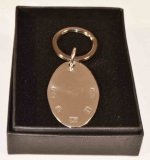 03186-Charming-Sterling-Silver-Oval-Keyring-Lovely-Gift