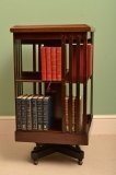 03507-Antique-Edwardian-Mahogany-Revolving-Bookcase-C-1900