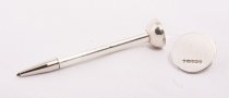 03595-Unusual-Sterling-Silver-Golf-Tee-&-Marker-Gift-Idea