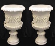03669-Stunning-Pair-White-Carrara-Solid-Marble-Urns-Garden