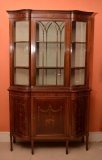 03740-Antique-Edwardian-Inlaid-Mahogany-Display-Cabinet-C1900