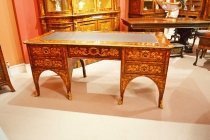 03787-Fantastic-Large-Marquetry-Bureau-Plat-Writing-Table