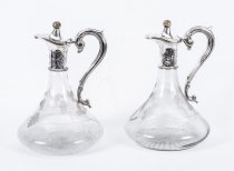 03788a-Stunning-Pair-Silver-Plated-Engraved-Ship-s-Decanters