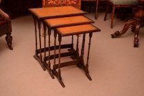 03902-Vintage-Nest-of-3-Tables-Mahogany-Leather-Inserts