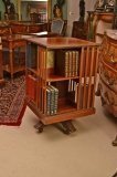 03921-Antique-Edwardian-Revolving-Bookcase-C1900
