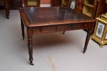 03922-Antique-William-IV-Mahogany-Writing-Table-Desk-C1830
