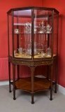 04107-Antique-Victorian-Octagonal-Chippendale-Display-Cabinet