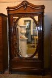 04332-Antique-Biedermeier-Rosewood-Cabinet-Bookcase-c.1830