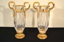 04351-Pair-of-Italian-Crystal-&-Gilded-Ormolu-Vases