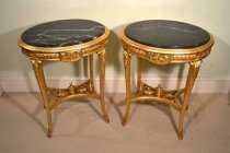 04369-Pair-of-Louis-XVI-Style-Giltwood-Tables-Marble-Tops