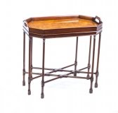 04371-Burr-Walnut-Occassional-Tray-Table---Cake-Stand