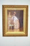 04377-Antique-Watercolour-by-Herbert-P-Dollman-(b.1856)