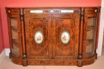 04385-Antique-Victorian-Credenza-Sevres-Plaques-c.1860
