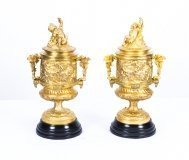 04511a-Stunning-Pair-Gilded-Bronze-Cherub-Lidded-Vases-Urns