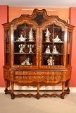 04552-Vintage-Dutch-Marquetry-Walnut-Display-Cabinet