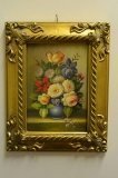 P0301-Oil-Painting-Flowers-Giltwood-Frame