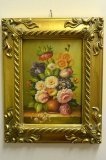 P0304-Oil-Painting-Flowers-Giltwood-Frame
