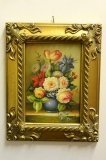 P0305-Oil-Painting-Flowers-Giltwood-Frame
