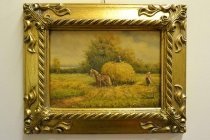 P0309-Oil-Painting-Countryside-Walk-Giltwood-Frame