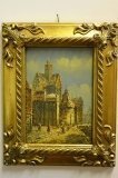 P0317-Oil-Painting-A-Rural-Hamlet-Giltwood-Frame