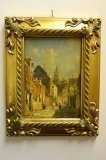 P0328-Oil-Painting-A-Rural-Hamlet-Giltwood-Frame
