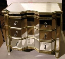 00267-Stunning-Serpentine-Design-Mirrored-Commode-Chest-1