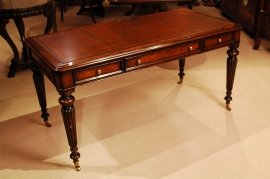 00775-Elegant-Gillows-Style-Mahogany-Writing-Table-Desk-2