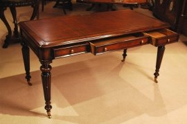 00775-Elegant-Gillows-Style-Mahogany-Writing-Table-Desk-3