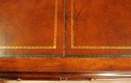 00775-Elegant-Gillows-Style-Mahogany-Writing-Table-Desk-9