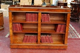 00793-Beautiful-Victorian-Walnut-Open-Bookcase-1