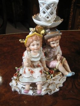 00828-Pair-Hand-Painted-Dresden-Porcelain-Candlesticks-4