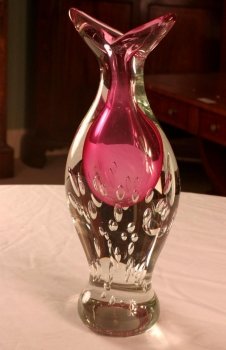 00910-Gorgeous-Rose-Venetian-Glass-Sculpture-1