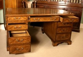 00949-Stunning-Large-Victorian-Walnut-Pedestal-Desk-3