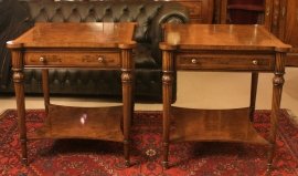 00951-Stunning-Pair-of-Burr-Walnut-Side-Tables-With-Drawers-1