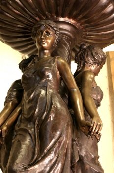 00967-Amazing-Victorian-Bronze-Fountain-Display-Piece-2