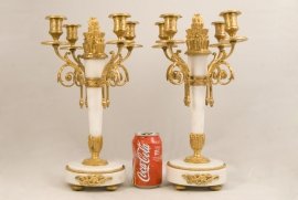 01032-Pair-of-Magnificent-White-Marble---Ormolu-Candelabras-7