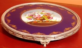01054-Victorian-Silver-Plate---Porcelain-Triple-Centrepiece-2