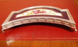 01054-Victorian-Silver-Plate---Porcelain-Triple-Centrepiece-5