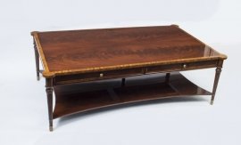 01078-Stunning-Flame-Mahogany-Coffee-Table-With-Two-Drawers-1