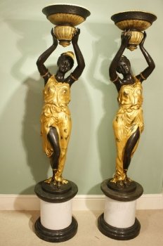 01275-Pair-Huge-Gilded-Bronze-Jardinieres-on-Marble-Bases-1