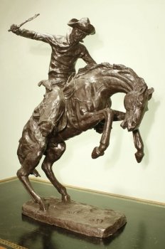 01278-Wild-West-American-Cowboy-RemingtonStyle-Bronze-1